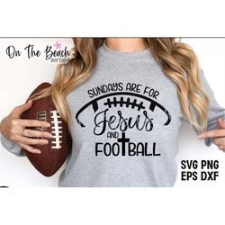 sundays are for jesus and football svg football svg jesus svg football cross football sunday svg cut cutting cricut png