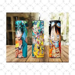 Anime Heroes Tumbler Design Png, Cartoon Png, Anime Heroes Tumbler, Anime Tumbler, One Piece Tumbler, Luffy Summer Tumbl