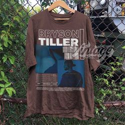 Vintage Bryson Tiller Shirt | Bryson Tiller Merch |  Bryson Tiller - Anniversary Album Poster Graphic tee