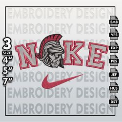 NCAA Embroidery Files, Nike Troy Trojans Embroidery Designs, Troy Trojans, Machine Embroidery Files