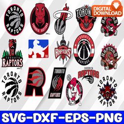 Bundle 16 Files Toronto Raptors Basketball Team SVG, Toronto Raptors svg, NBA Teams Svg, NBA Svg, Png, Dxf, Eps, Instant