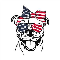 Doggy American Flag 4th of July Patriotic Shirt Svg, Happy Memorial Day Shirt Svg, Independence Day Svg, Png, Dxf, Eps