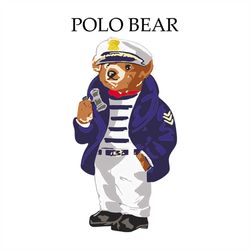 Polo bear, army bear, bear, bear svg, polo shirt, polo sport, gift for friend, best friend gift, friends, friends svg,