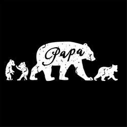 papa bears svg