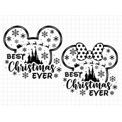 Bundle Best Christmas Ever Svg, Magic Castle Christmas Svg, Mouse Christmas Svg, Christmas Squad Svg, Christmas Svg Png
