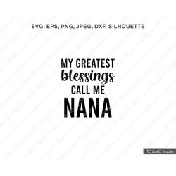 Nana SVG, Granny Svg, Grandma Svg, Grandmother SVG, Grandmother T-shirt Svg, T-shirt SVG, Svg, Cricut, Silhouette Cut Fi