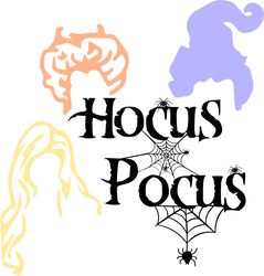 Hocus Pocus Logo Png Vector, Hocus Pocus Svg, Digital Silhouette and Cricut Cut Cutting file, Svg File for Silhouette