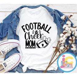 cheer football svg mom svg, football and cheer mom svg, cheer mom life svg, eps, dxf, png cut files cricut, silhouette s