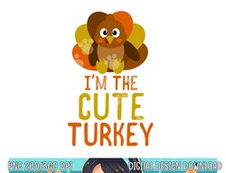 Funny Cute Turkey Family Matching Thanksgiving png, sublimation copy
