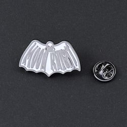 Moon Knight Pin Badge Anime Pins Enamel Bulk Jewelry Bat Accessories Gothic Brooch Cosplay Costumes Prop