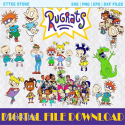 Rugrats png bundle, Rugrats PNG, Rugrats Clipart, Rugrats digital files, Instant Download, png for cricut