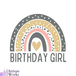 Birthday Girl SVG Girls Birthday Party SVG Digital Cricut File