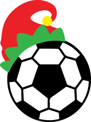 soccer elf hat svg, merry christmas svg, christmas svg, christmas design, santa logo, noel svg, digital download