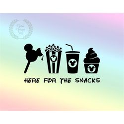 Vacation SVG, Family Trip Svg, Here For The Snacks Svg, Vacay Mode Svg, Cricut, Cut File, Instant Download