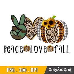 Peace Love Fall Sublimation Png Digital, Peace Love Fall Png, File For Fall Sublimation, Fall Png, Sublimation Png, Peac