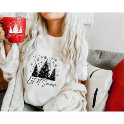 Let It Snow Svg, Christmas Tree Svg, Snowflake Svg, Winter Vibes Svg, Santa Svg, Winter Png, Christmas Quote Svg, Png, D