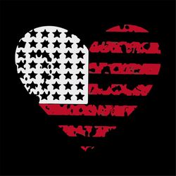 Heart American Flag Shirt Svg, Heart Shirt, Happy Memorial Shirt, Independence Day Cricut, Silhouette, Cut File, Decal S