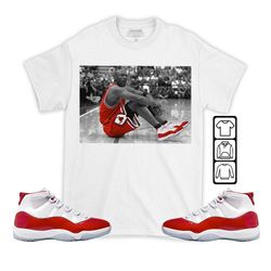 basketball shoes goat number 23 unisex sneaker shirt match cherry 11s tee, jordan 11 retro cherry t-shirt, hoodie, sweat