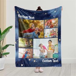custom photo blanket, personalized blanket gift, memorial blanket,mothers day gift blanket,custom blanket with picture,p