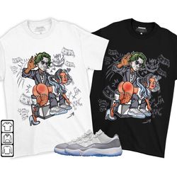 Slap Harley Unisex Sneaker Shirt Match Cement Grey 11s Tee, Jordan 11 Low Cement Grey T-Shirt, Hoodie, Sweatshirt
