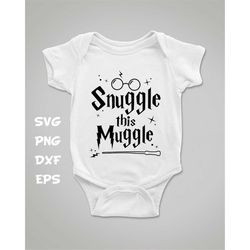 Snuggle This Muggle SVG, PNG, instant download, Cricut cut file Svg, Png, Dxf, Eps, Sublimation