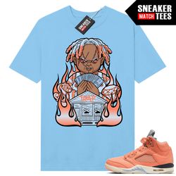 DJ Khaled 5s Matching Shirts, Cool Bear Shirt Matching Jordan 5 Crimson Bliss