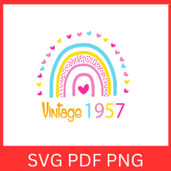 Vintage 1957 Retro Svg | VINTAGE 1957 SVG DESIGN | Vintage 1957 Sublimation Designs | Printable Art | Digital Download