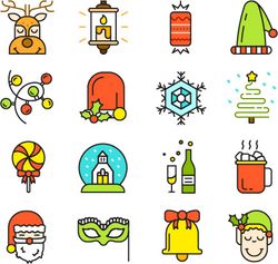 Christmas bundle Svg, Pieces Svg, Merry Christmas Svg, Christmas design, Santa logo, Noel Svg, Digital Download