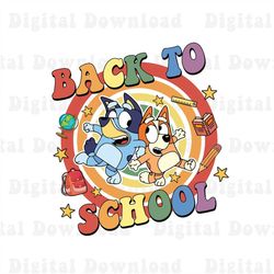 Welcome Back To School Bluedog Png, Ready For School Bluedog Png, Bluedog School Grade Png