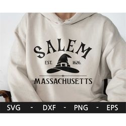 Salem Massachusetts svg, Halloween svg, Hocus Pocus svg, Witch Hat svg, Halloween Shirt, Witch Vibes svg, dxf, png, eps,