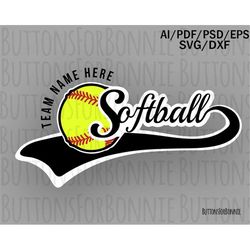 softball team svg, softball svg, softball shirt, softball shirt design, softball shirt svg, template, cutting file, stit