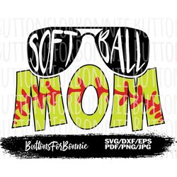 softball mom svg, softball shirt design, cut file, cricut, silhouette, boujee softball mom, sunglasses svg, mom shirt de