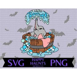 Dumbo SVG, easy cut file for Cricut, Layered by colour