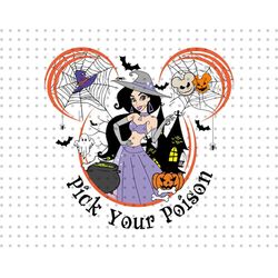 Pick Your Poison Png, Halloween Princess Png, Halloween Costume Png, Princess Png, Trick Or Treat Png, Spooky Vibes Png,