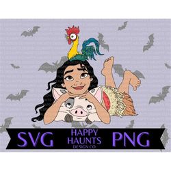 Island pals SVG, easy cut file for Cricut, Layered by colour