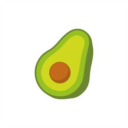 Avocado SVG File for Cricut and Silhouette, Printable Avocado Clipart, Avocado PNG, Avocado PDF, Avocado Png, Avocado Cl