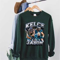 Jason Kelce Shirt Vintage 90s 62/Center Homage Retro Classic Graphic Tee Bootleg Best Seller Unisex Sport Sweatshirt Hoo