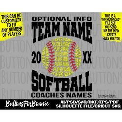 softball team svg, softball shirt, softball design, champion, all star svg, back of shirt svg, cut file, cricut, silhoue