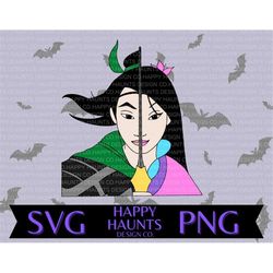 Warrior princess SVG, easy cut file for Cricut, layered by colour
