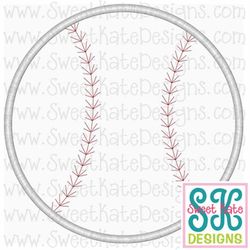baseball or softball applique machine embroidery file 3 sizes instant download with svg cut file