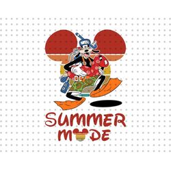 Retro Summer Mode Png, Summer Vibes Png,  Family Trip Png, Magical Kingdom Svg, Mouse Head Png, Vacay Mode Png, Summer T