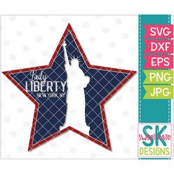 Statue of Liberty, USA, lady liberty, SVG, EPS, png, htv, Cricut svg, Silhouette svg, 4th of July, America, United State