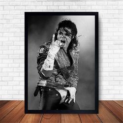 Michael Jackson Music Poster Canvas Wall Art Home Decor (No Frame)