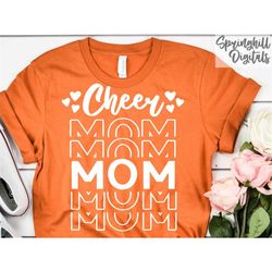 Cheer Mom Svgs | Cheerleading Squad | T-shirt Cut Files | Cheerleader Quotes | Team Leader Svg | High School Cheer | Tsh