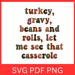 Thanksgiving Let Me See That Casserole Svg |Digital Downloads | Thanksgiving File For Cricut | Retro Thanksgiving Svg