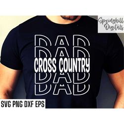 Cross Country Dad Svgs | Track Dada Svgs | Sports Season Cut Files | Running Quote | T-shirt Designs | High School Track