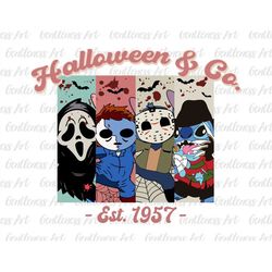 Halloween And Co Svg, Trick Or Treat Svg, Spooky Vibes Svg, Holiday Season Svg, Horror Movie Svg