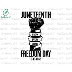 Juneteenth Freedom Day Svg, Juneteenth Fist Svg, African American, Melanin Svg, Black Pride Svg, Equality Rights Svg, Bl
