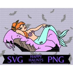 Neverland mermaid  SVG, easy cut file for Cricut, Layered by colour