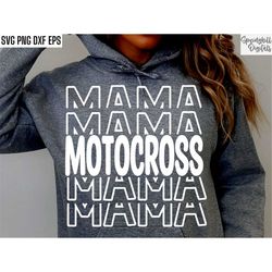 Motocross Mama Svg | Dirt Bike Mom Shirt | Dirt Biking Quotes | Dirt Biker Cut Files | Motocross Race T-shirt | Moto-X T